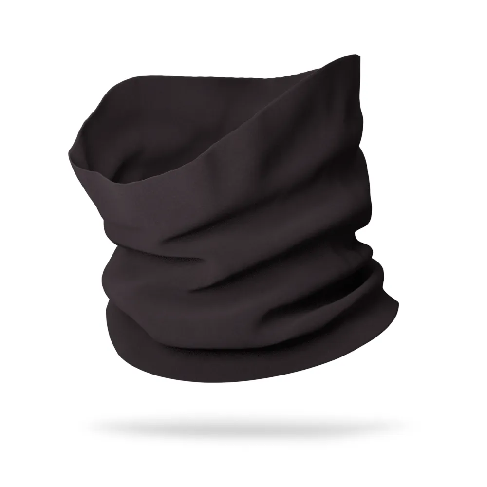 Solid Color Wicking Neck Gaiter (12" Length)