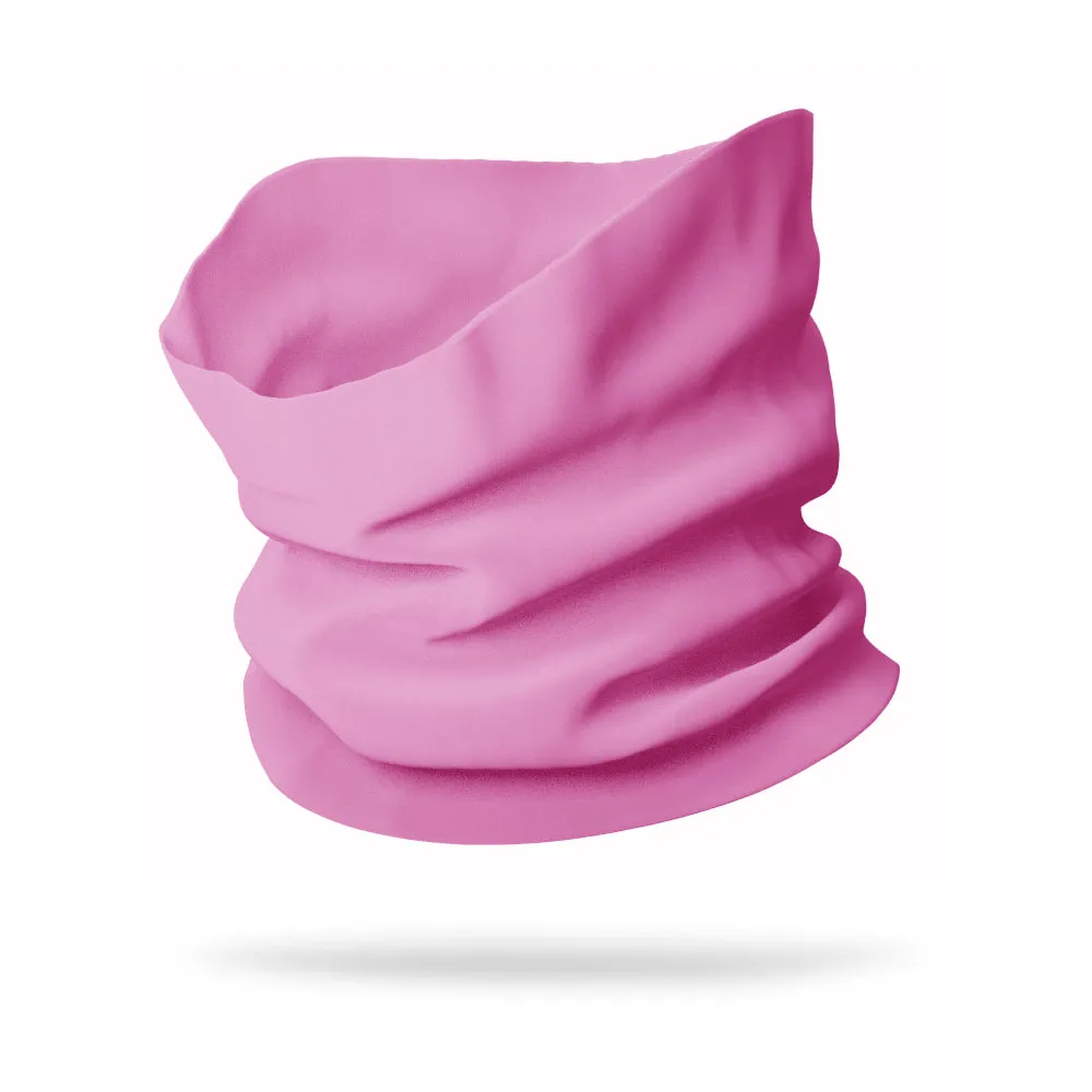Solid Color Wicking Neck Gaiter (12" Length)