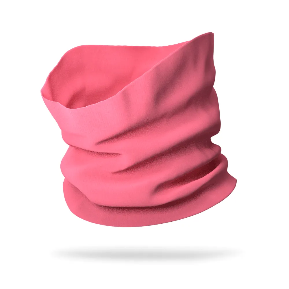 Solid Color Wicking Neck Gaiter (12" Length)