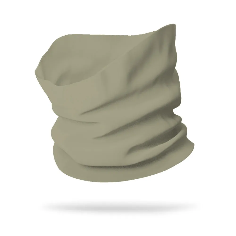 Solid Color Wicking Neck Gaiter (12" Length)