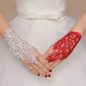 Stunning Lace Hook Gloves for Wedding and Special Events