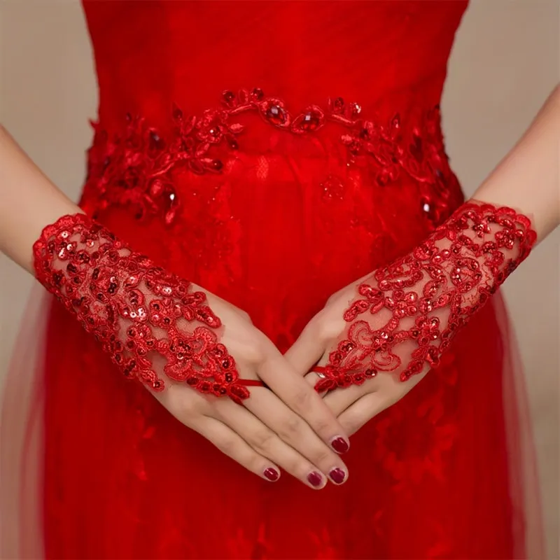 Stunning Lace Hook Gloves for Wedding and Special Events